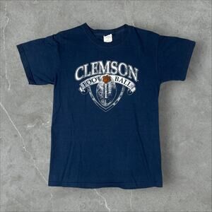 Clemson University Football NCAA Y2K Size Small College T-Shirt